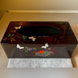 Nakatani Brothers Shokai Yamanaka Lacquerware Slim Tissue Box
